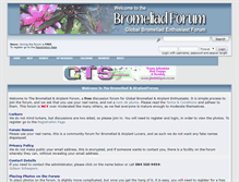 Tablet Screenshot of bromeliadforum.za.net